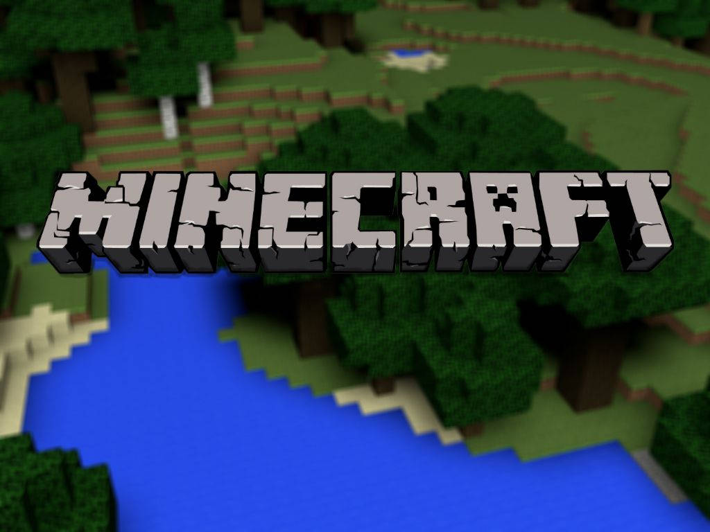 Minecraft Landscape Poster Background