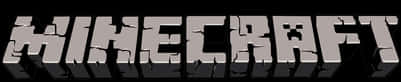 Minecraft Logo Black Background PNG