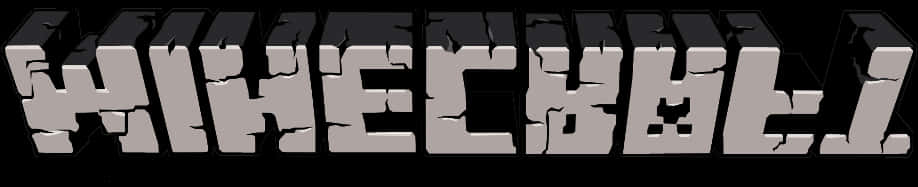 Minecraft Logo3 D Effect PNG