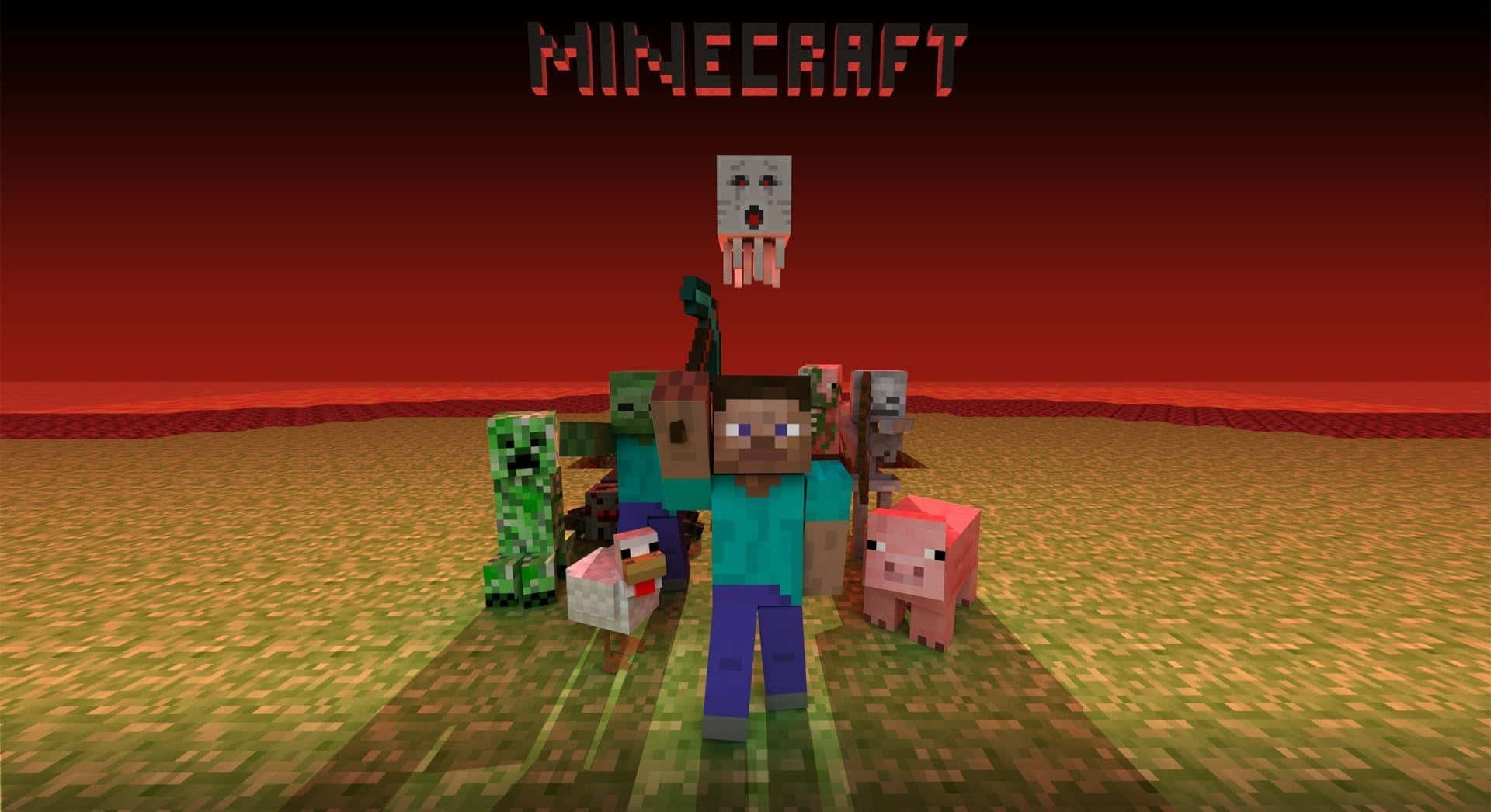 Minecraft Mobs Fan Poster Wallpaper