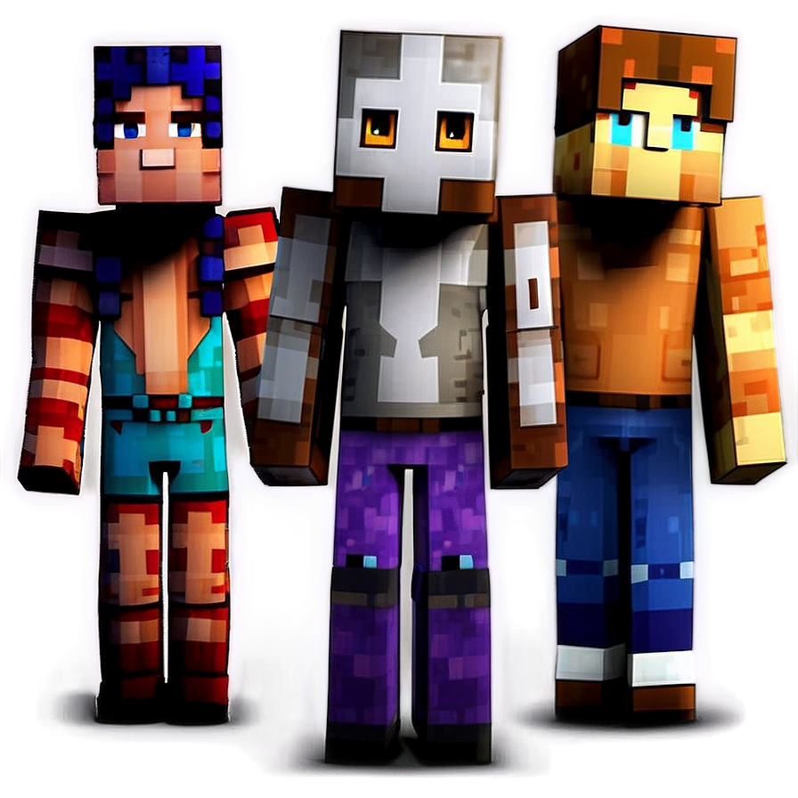 Minecraft Monster Characters Png 05252024 PNG