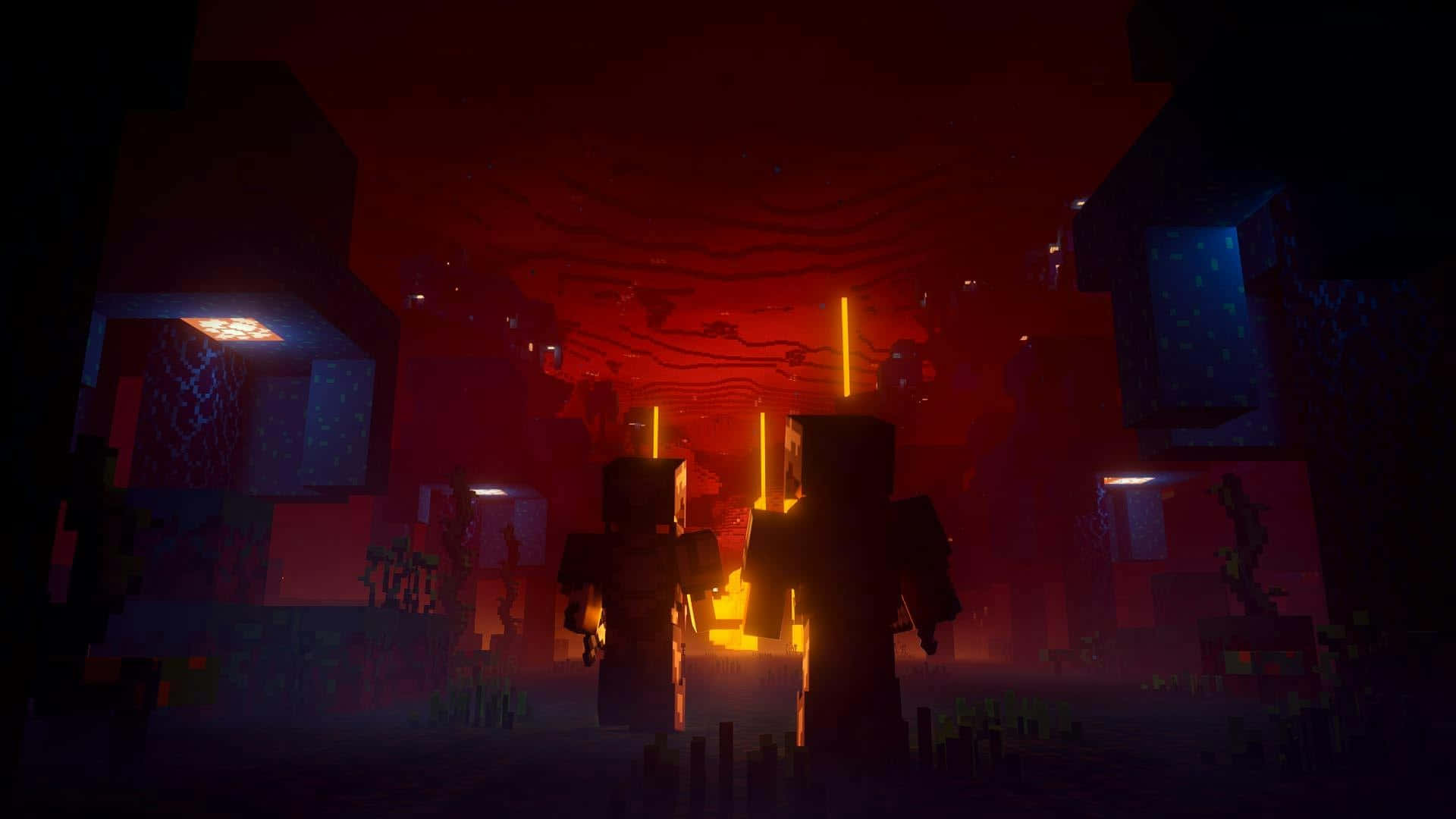 Minecraft Nether Dimensions Wallpaper