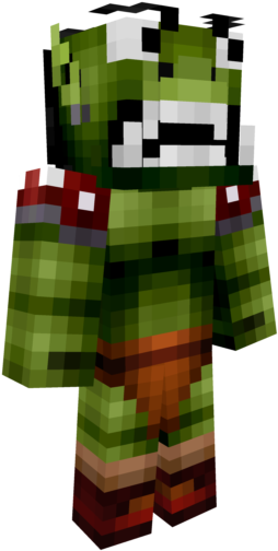 Download Minecraft Orc Character Model.png | Wallpapers.com