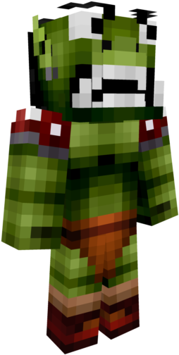 Minecraft Orc Character Model.png PNG
