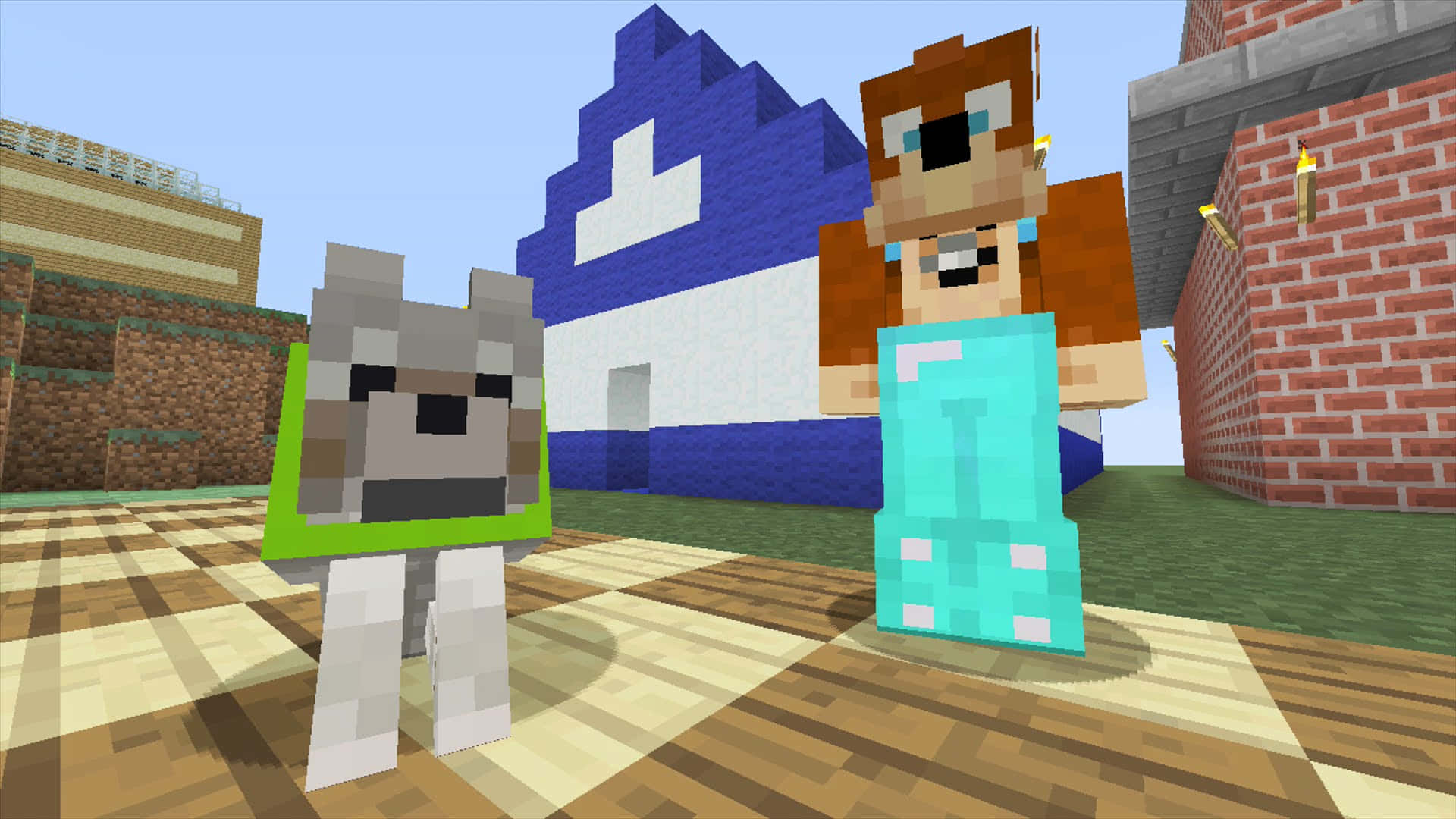 Meet Your New Minecraft Friends - The Five Amazing Pets Wallpaper