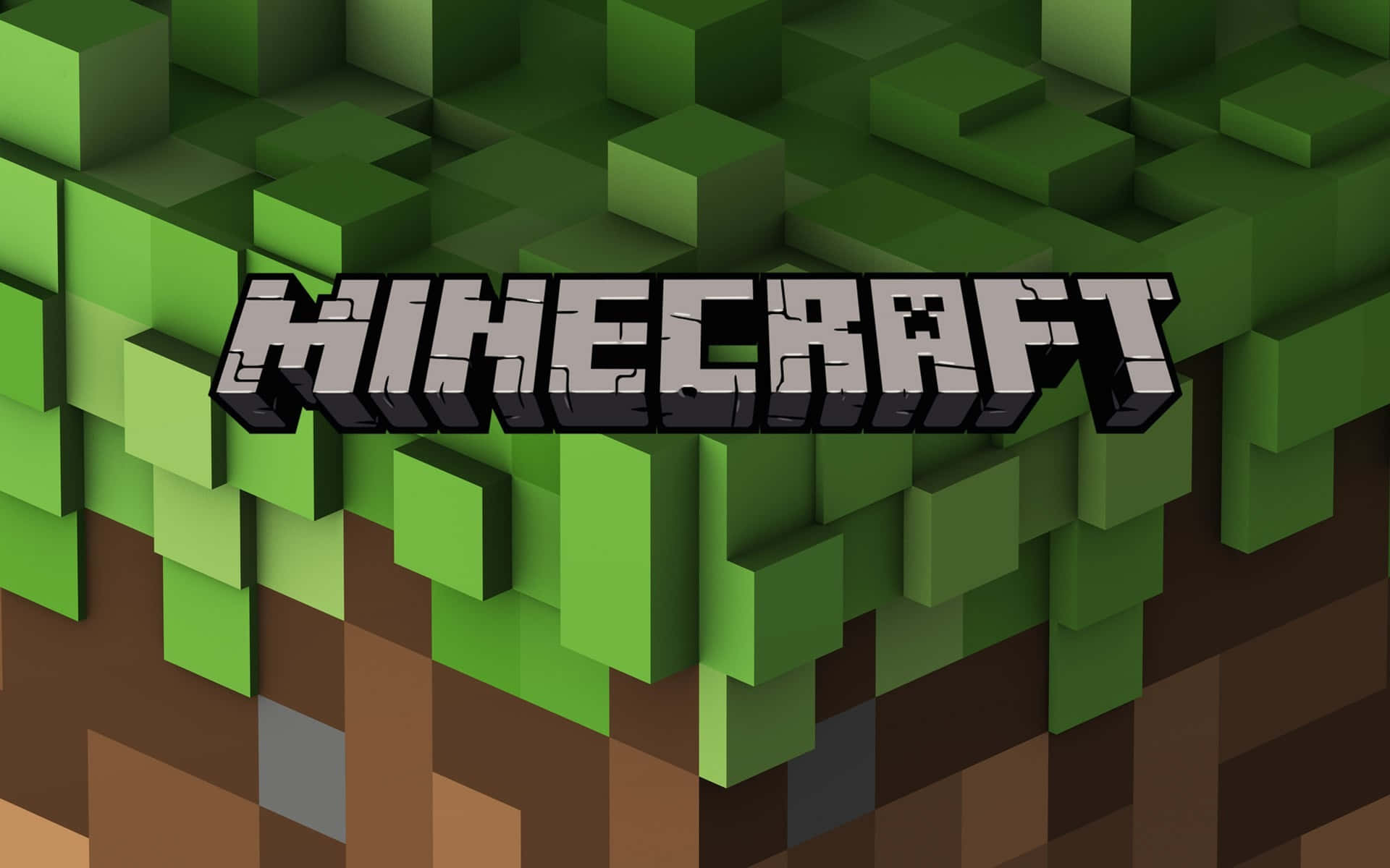 Minecraft Logo Pixel Grass Picture
