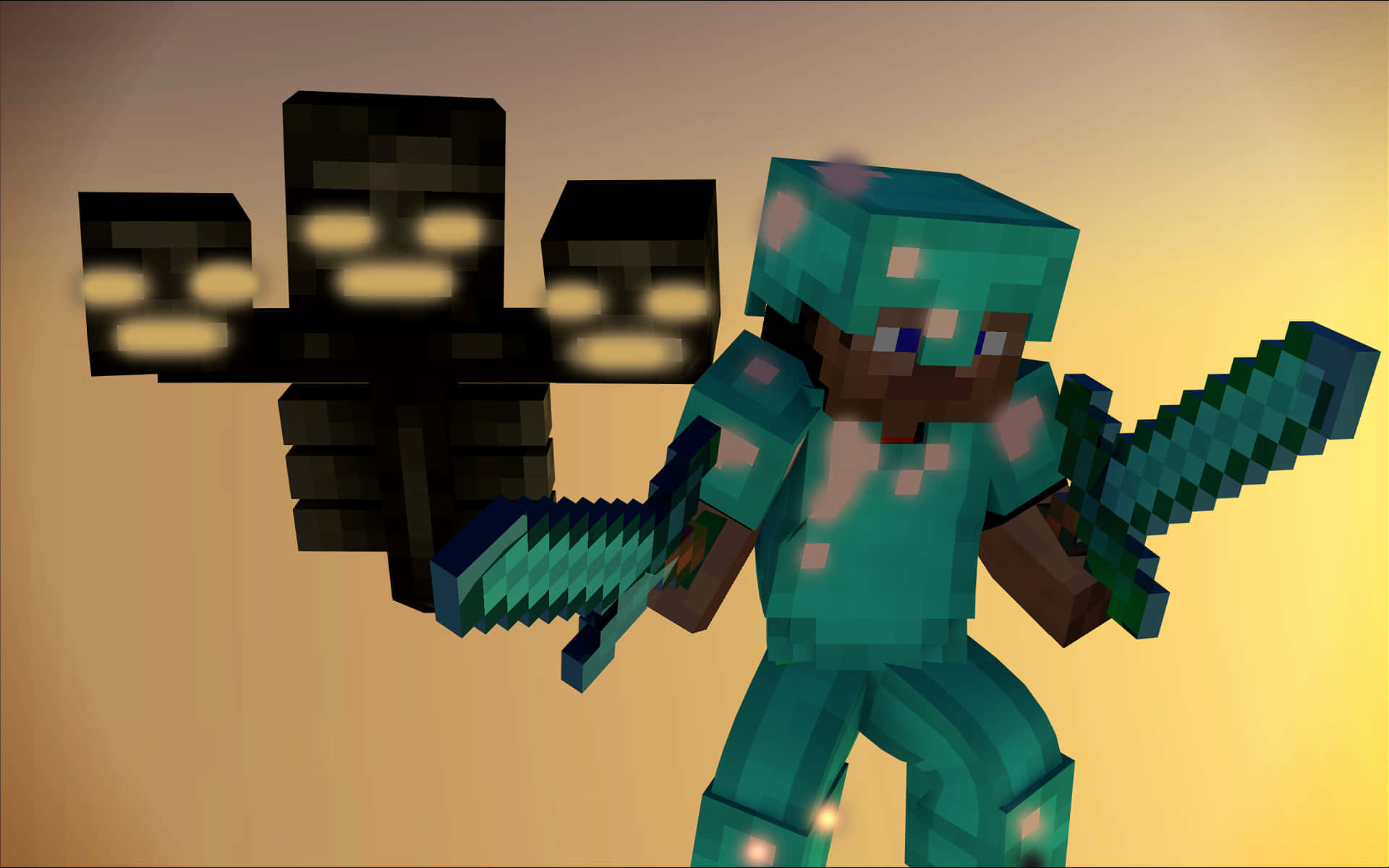 Minecraft Knight With Shadows Picture