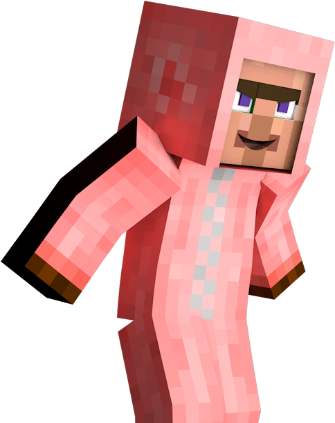 Minecraft Pig Costume Character PNG