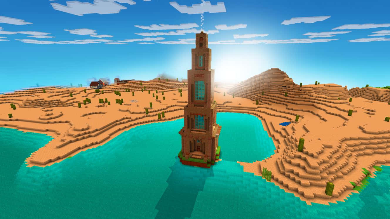 Discover the World of Minecraft Pixel Art Wallpaper
