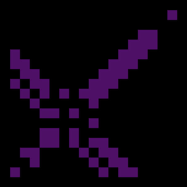 Minecraft Pixel Sword Icon PNG