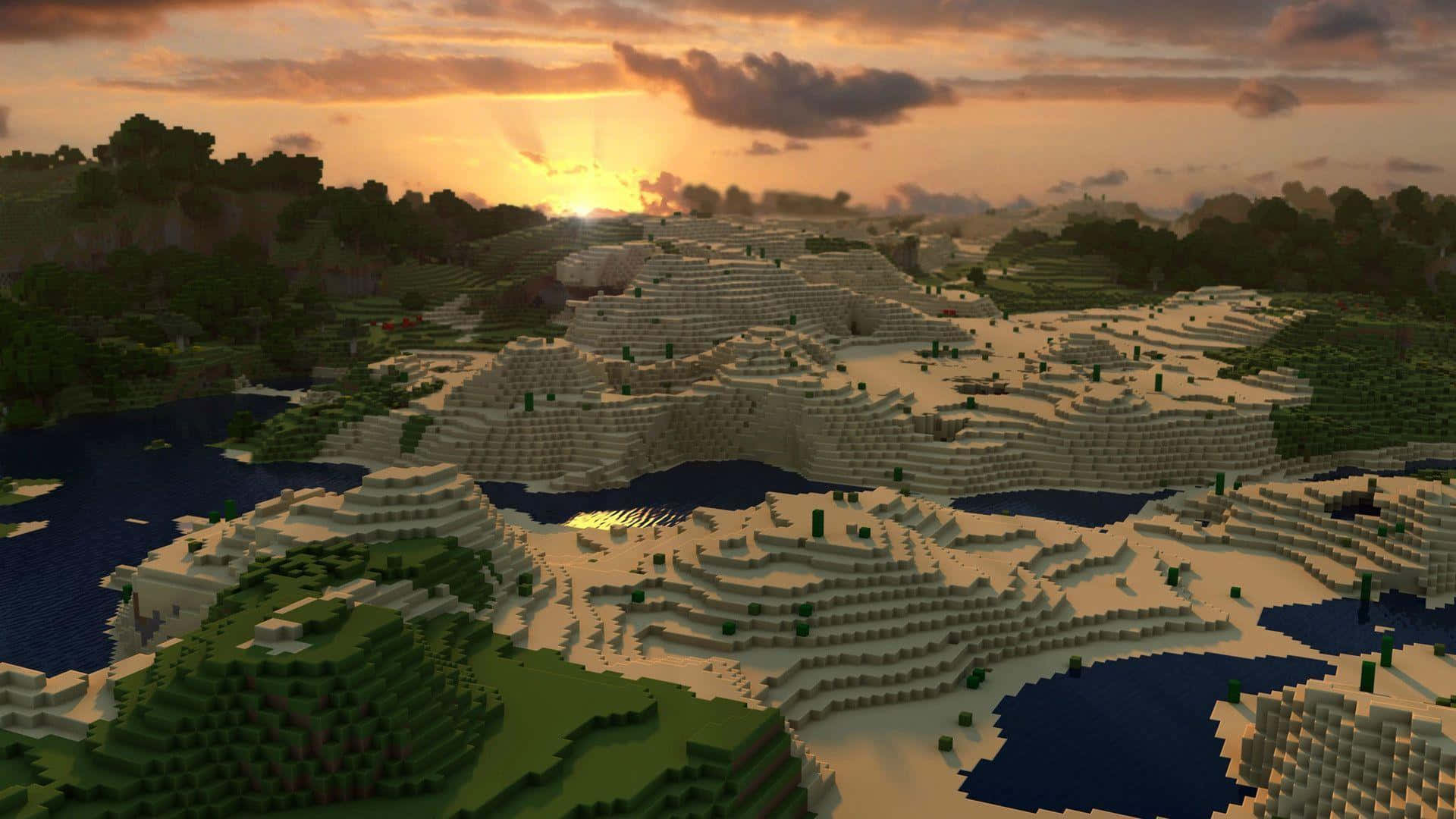 Conquer Minecraft's pixelated kingdom - Play Minecraft Pocket Edition! Wallpaper