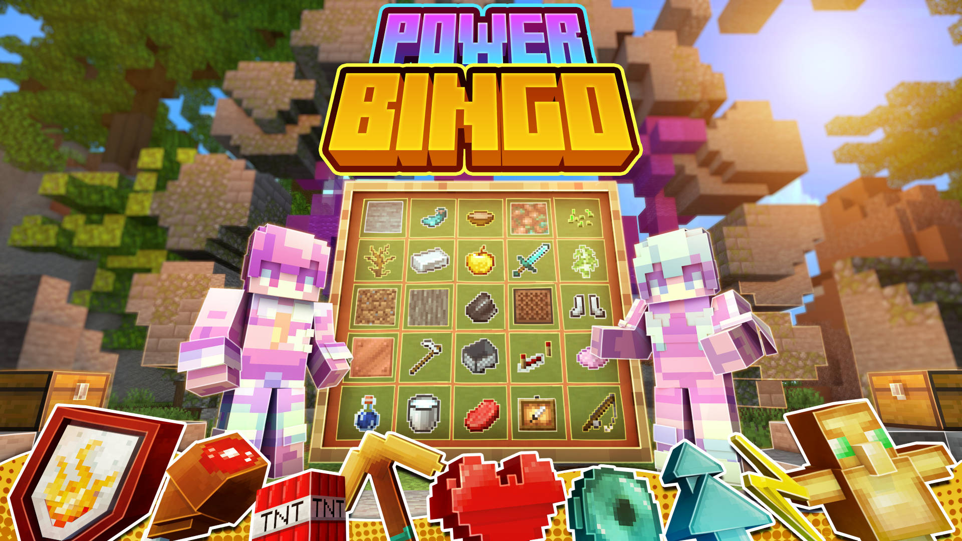Minecraft Power Bingo Wallpaper