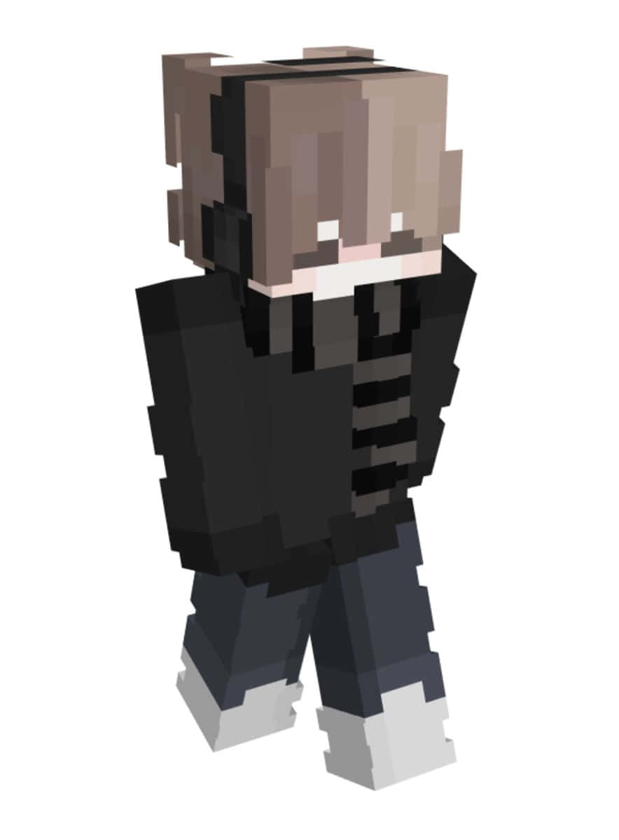 Character With Headphone Minecraft Profile Picture