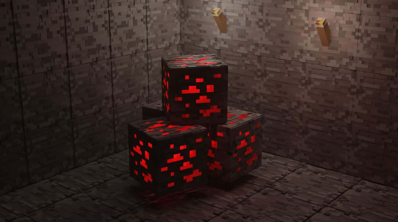 Download An amazing world of Minecraft Redstone engineering Wallpaper |  Wallpapers.com