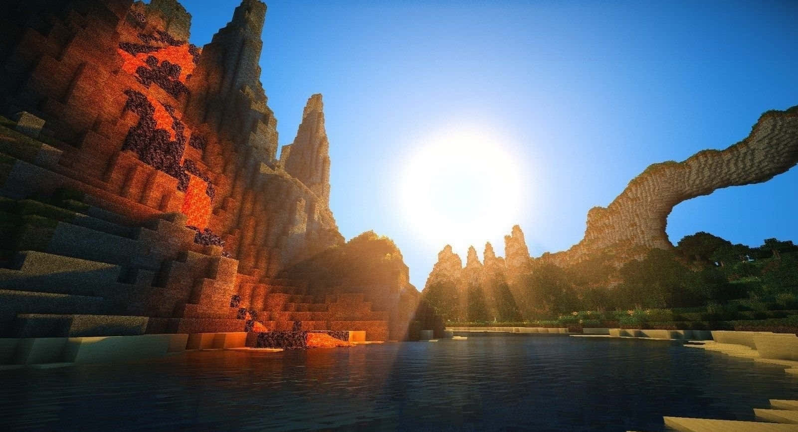 minecraft backgrounds shaders