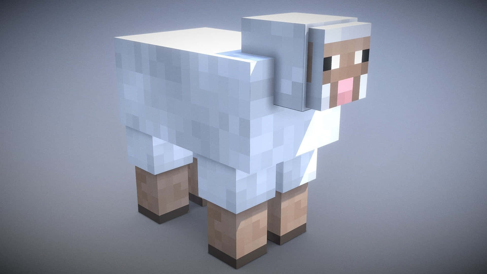 Download Minecraft Sheep Grazing in Vibrant World Wallpaper ...