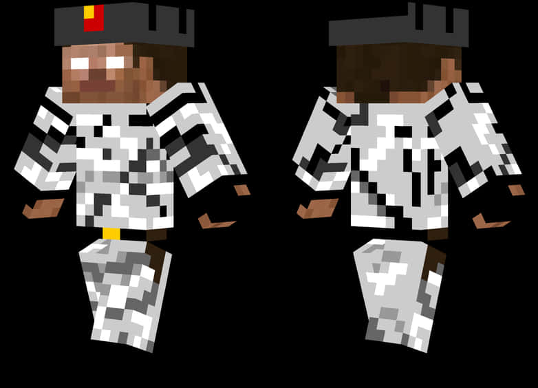 Minecraft Skin Prisoner Outfit PNG
