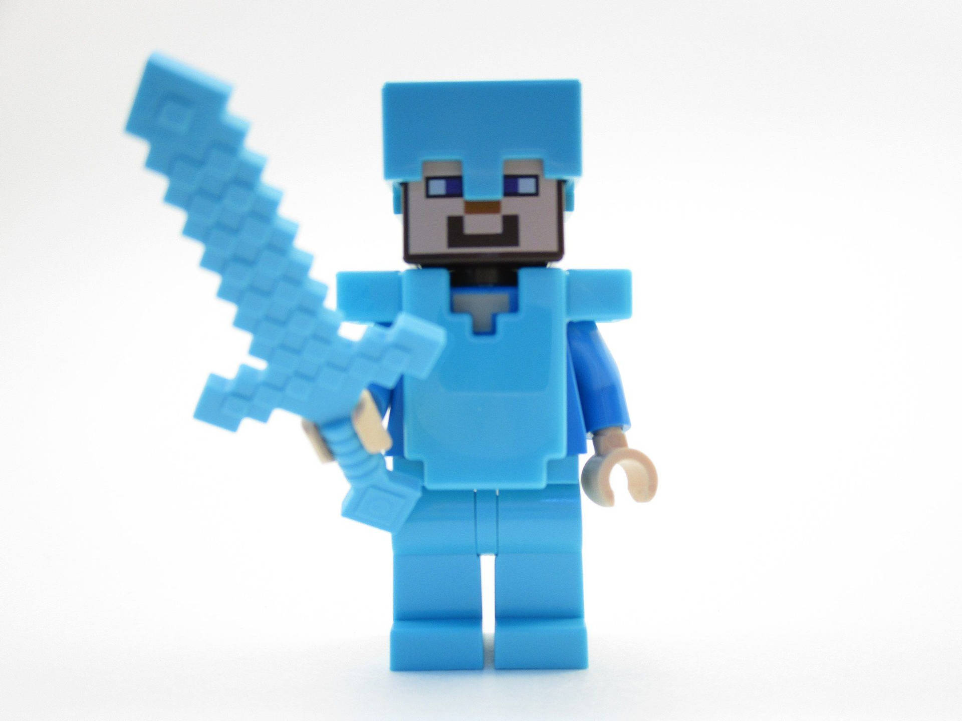 Armadurade Lego De Steve De Minecraft Fondo de pantalla