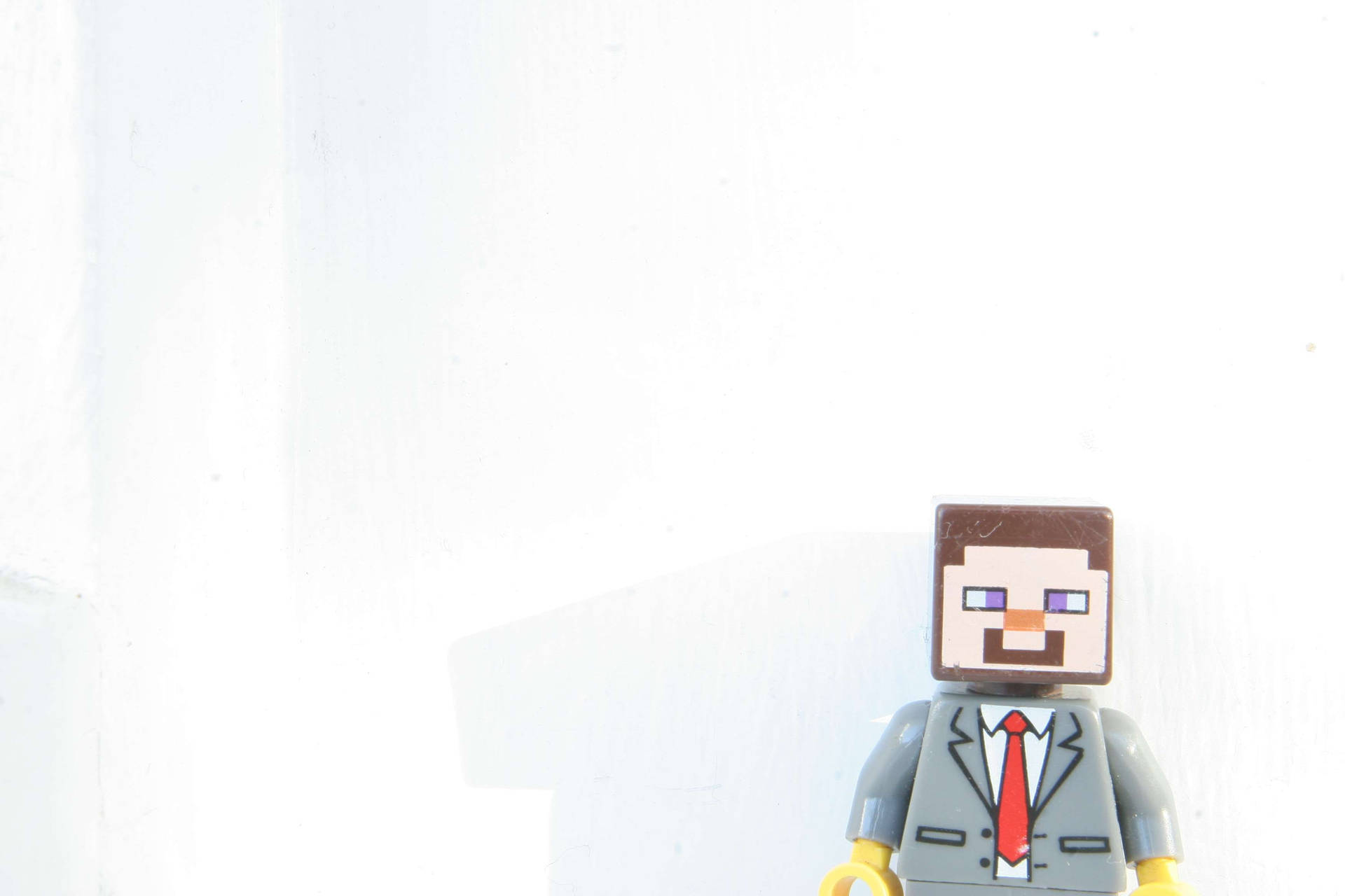 Minecraftsteve Lego Figur. Wallpaper