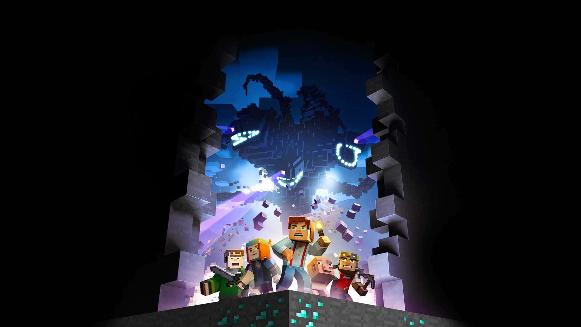 Minecraft Story Mode Adventure Awaits Wallpaper