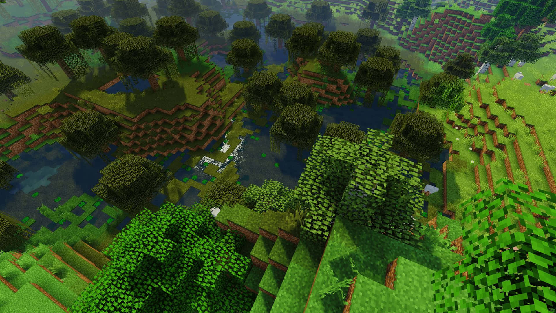 Minecraft_ Swamp_ Biome_ View.jpg Wallpaper