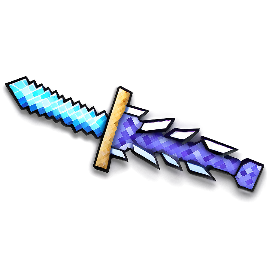 Minecraft Sword With Lightning Png 30 PNG