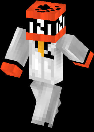 Minecraft T N T Head Character PNG