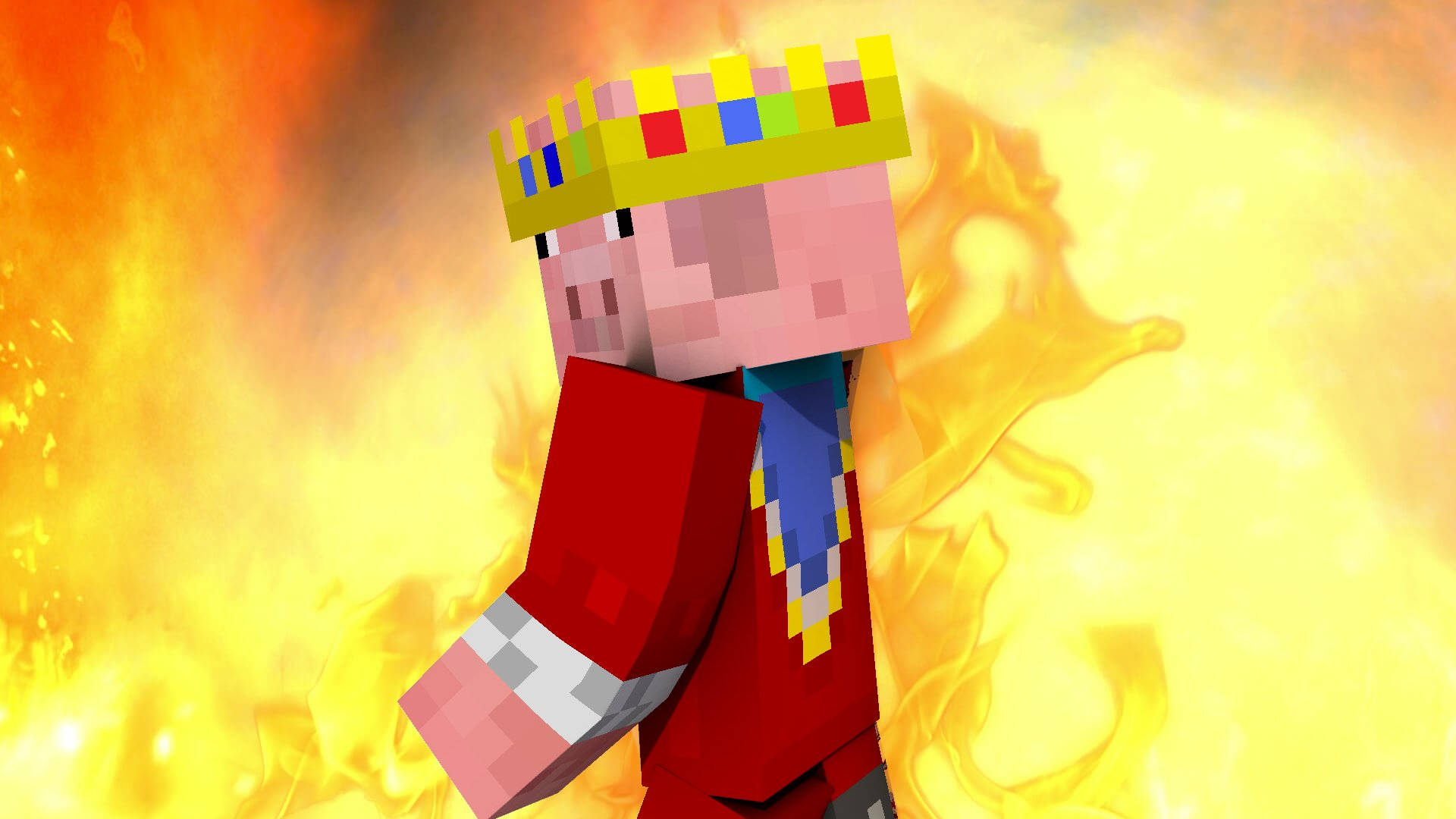 technoblade: crown!  Wallpaper iphone cute, Mc wallpaper, Cute