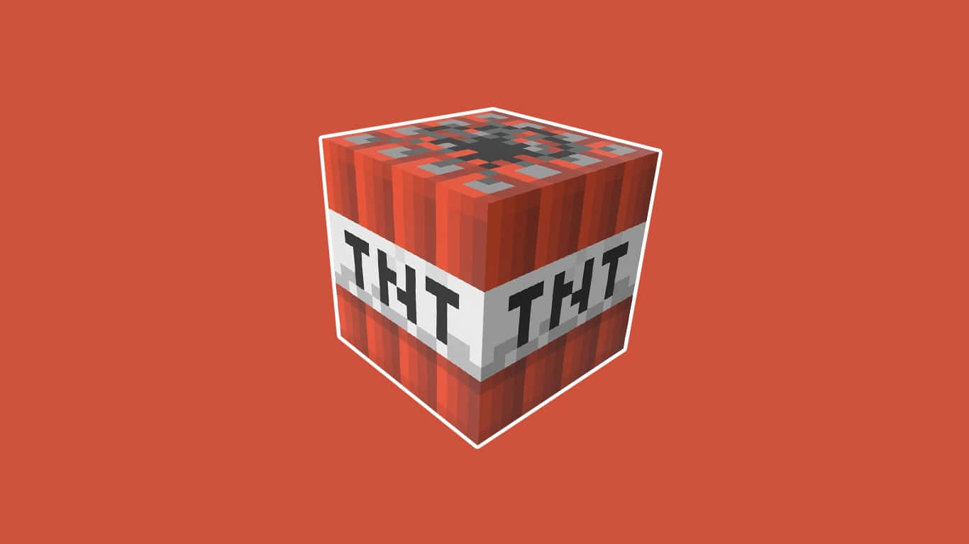 Explosive Action with Minecraft TNT Wallpaper
