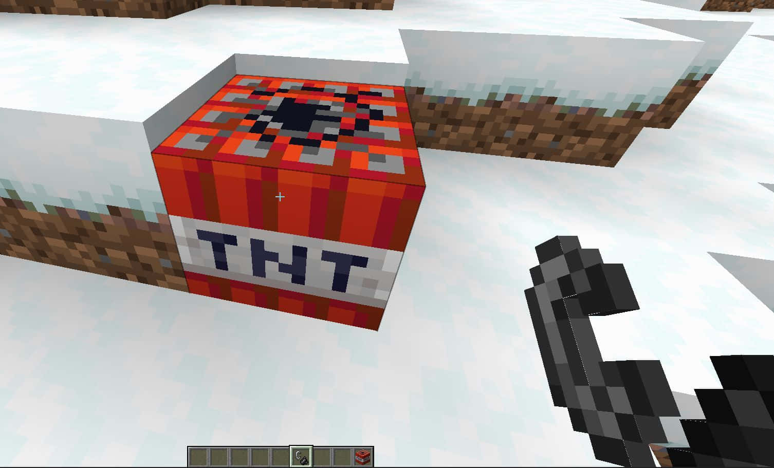 Ignite the World in Minecraft with Explosive TNT Wallpaper