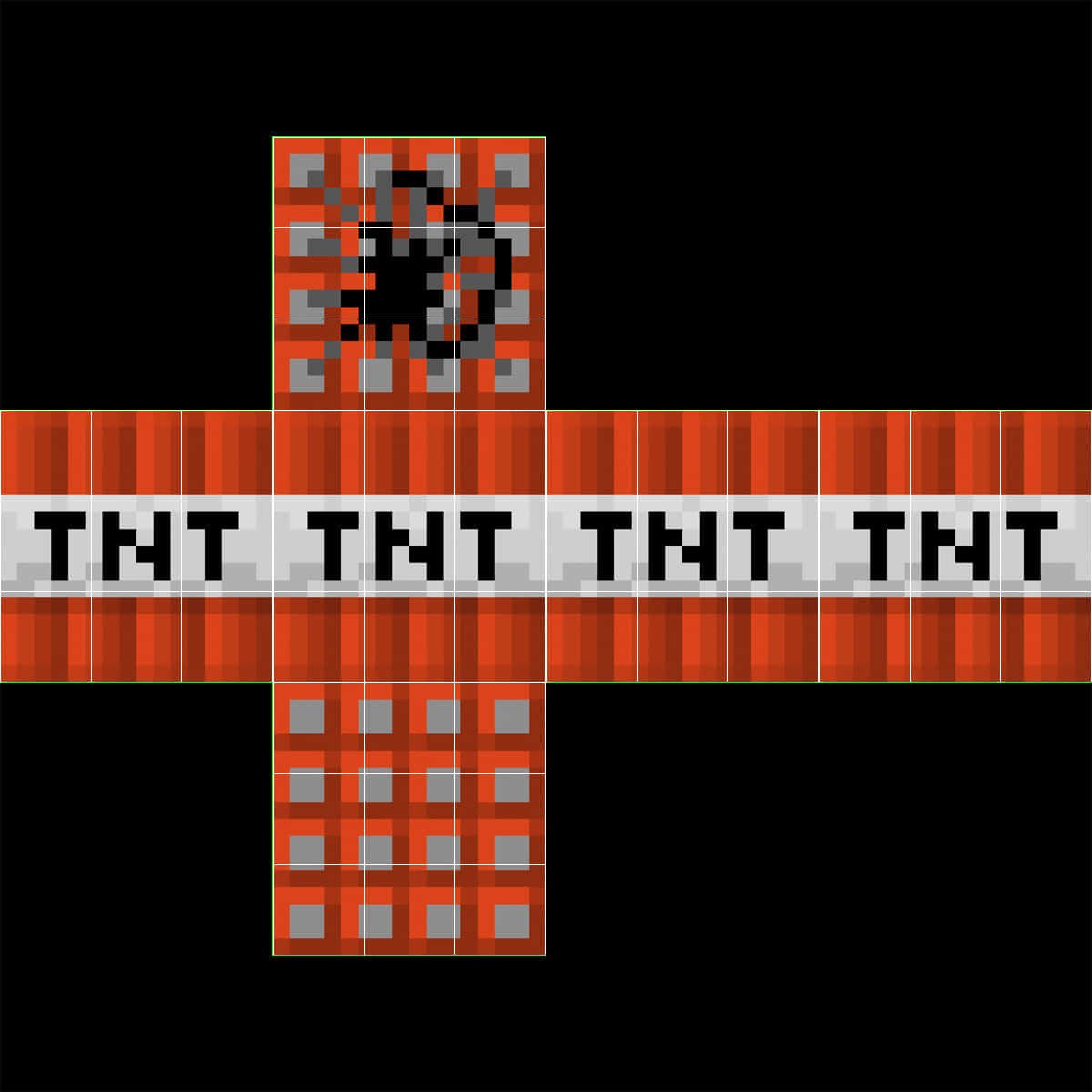 Exploding Minecraft TNT Wallpaper