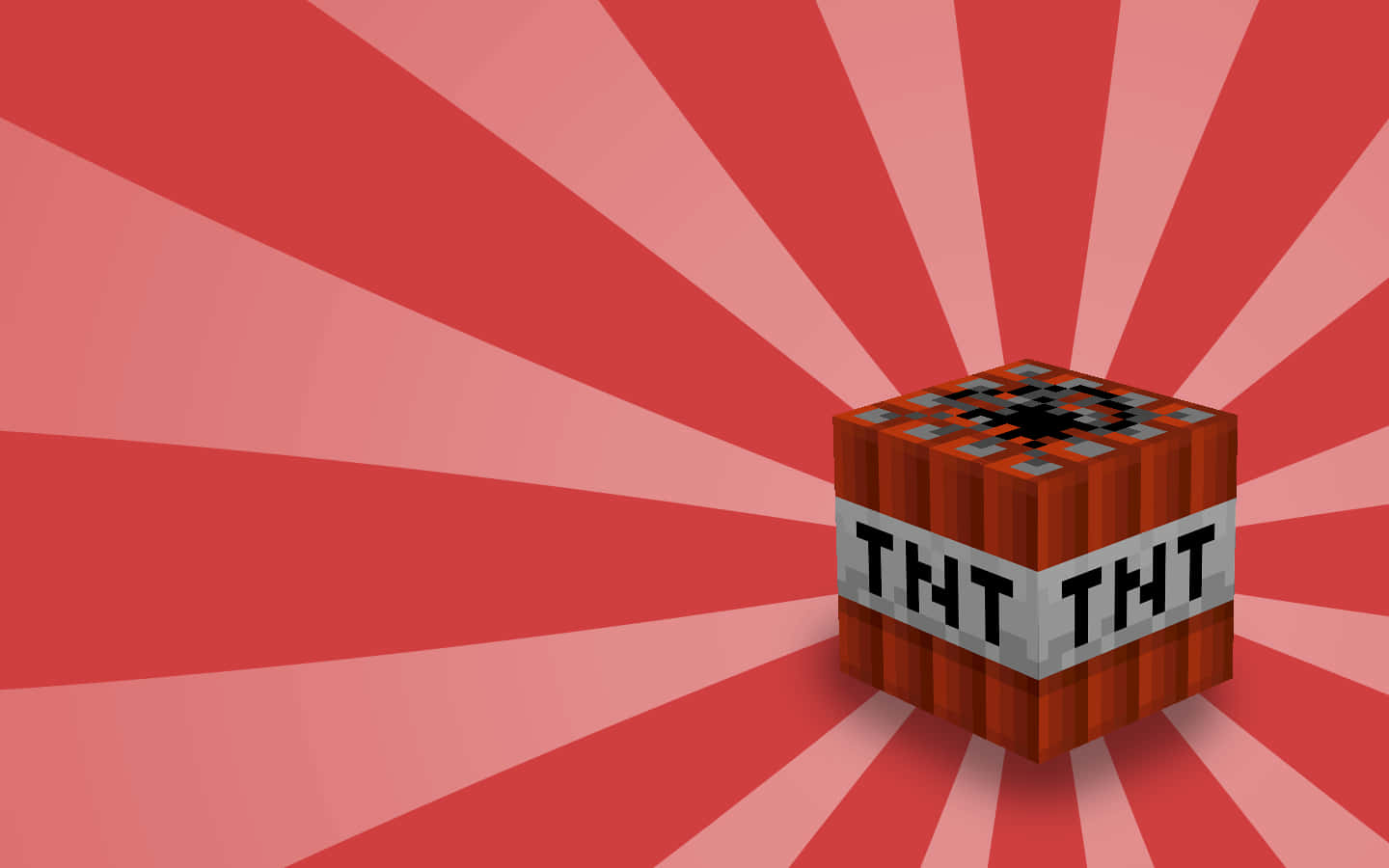 "Boom goes the dynamite with Minecraft TNT" Wallpaper