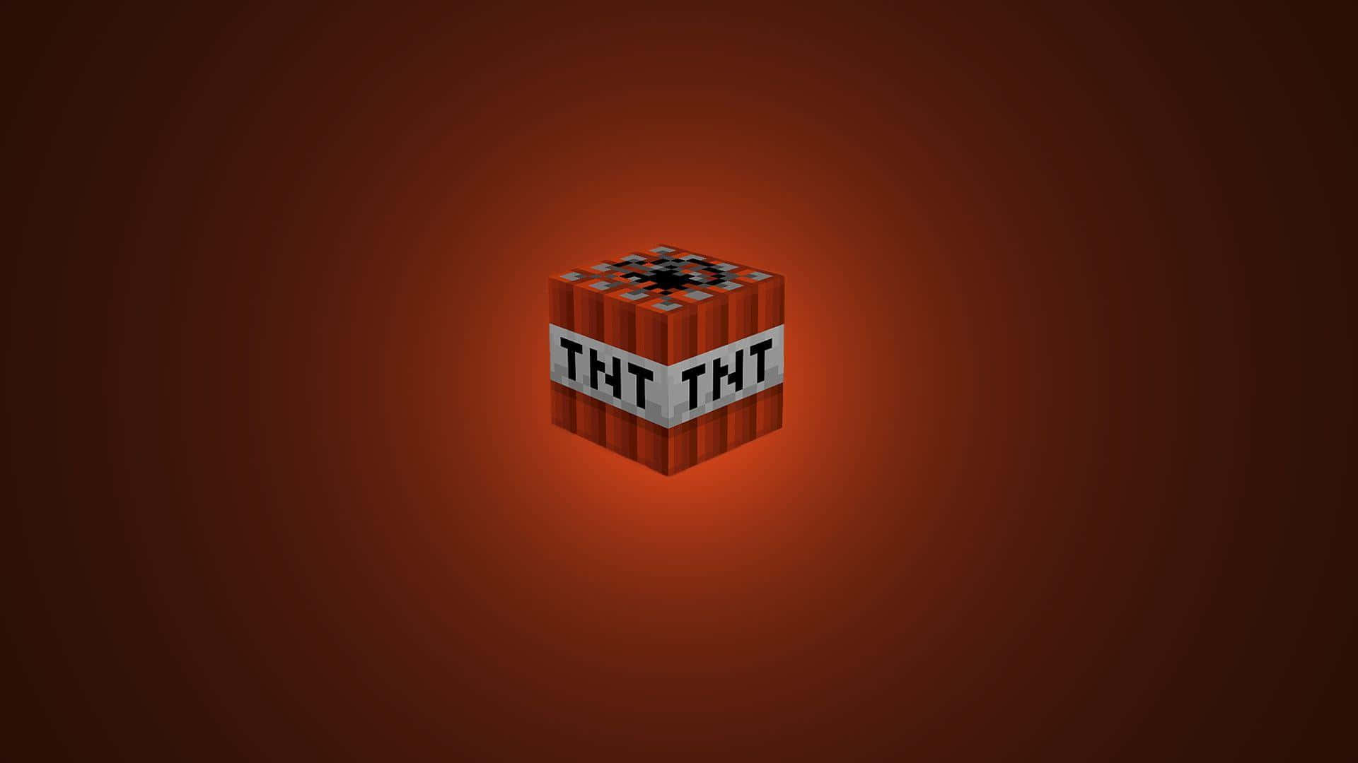 Build your world with Minecraft TNT Wallpaper