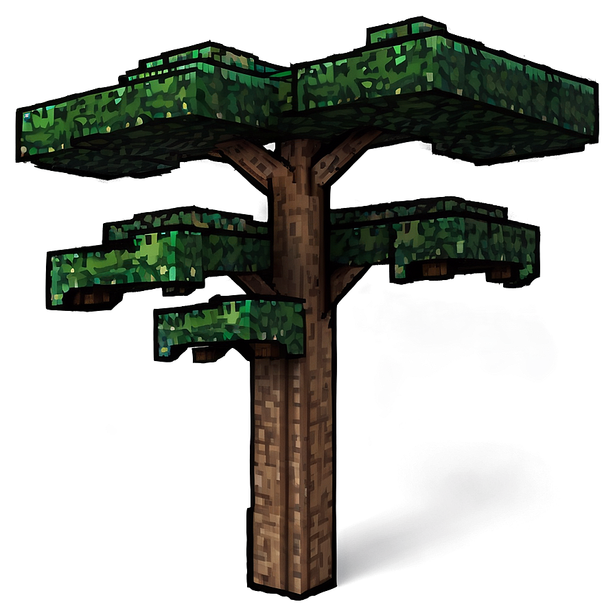 Minecraft Tree A PNG