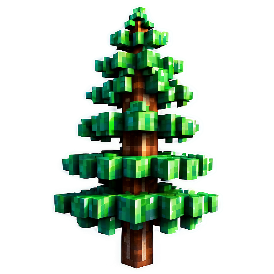 Minecraft Tree C PNG