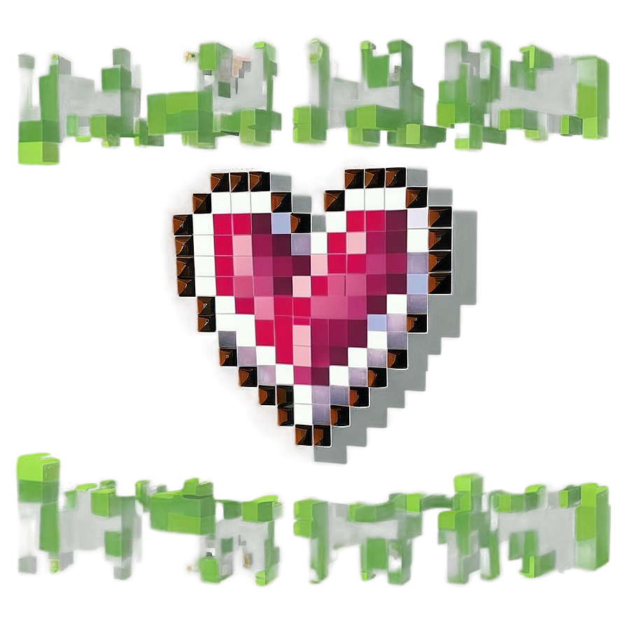 Minecraft Valentine Heart Png 68 PNG