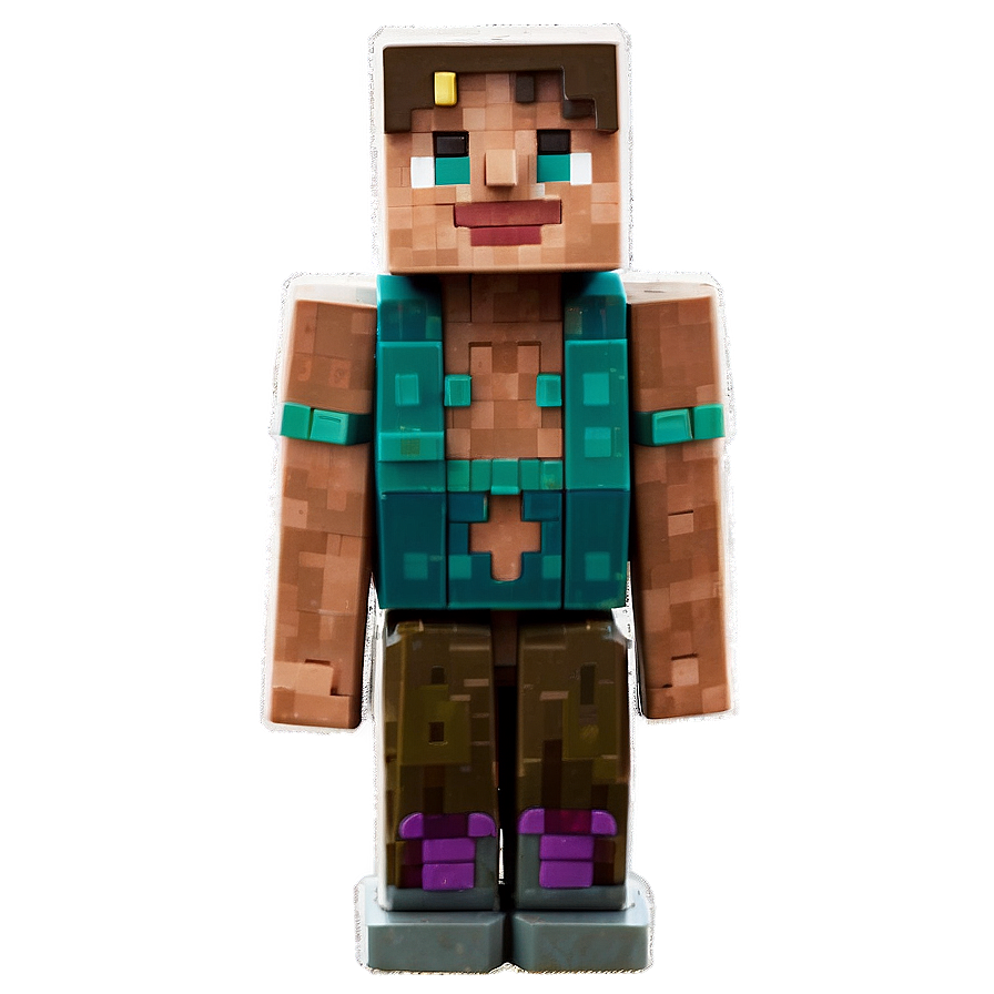 Minecraft Villager Figure Png Mhk PNG