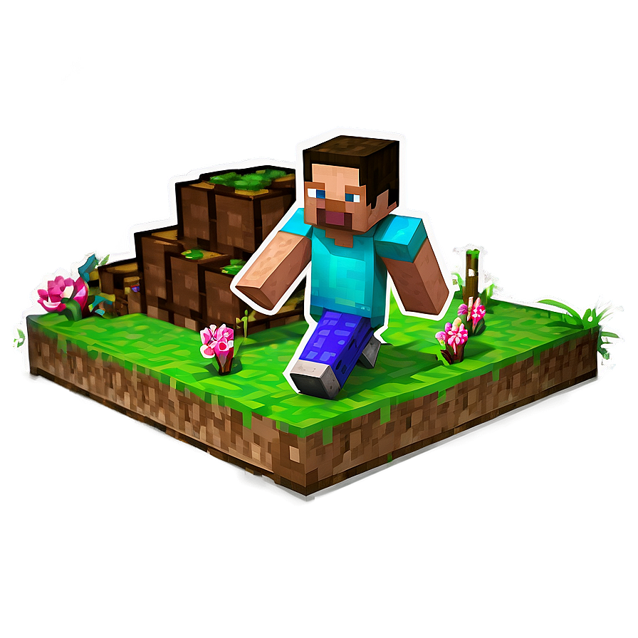 Minecraft Villager In Farm Png 3 PNG