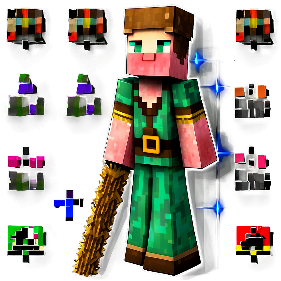 Minecraft Villager Skin Png 06202024 PNG