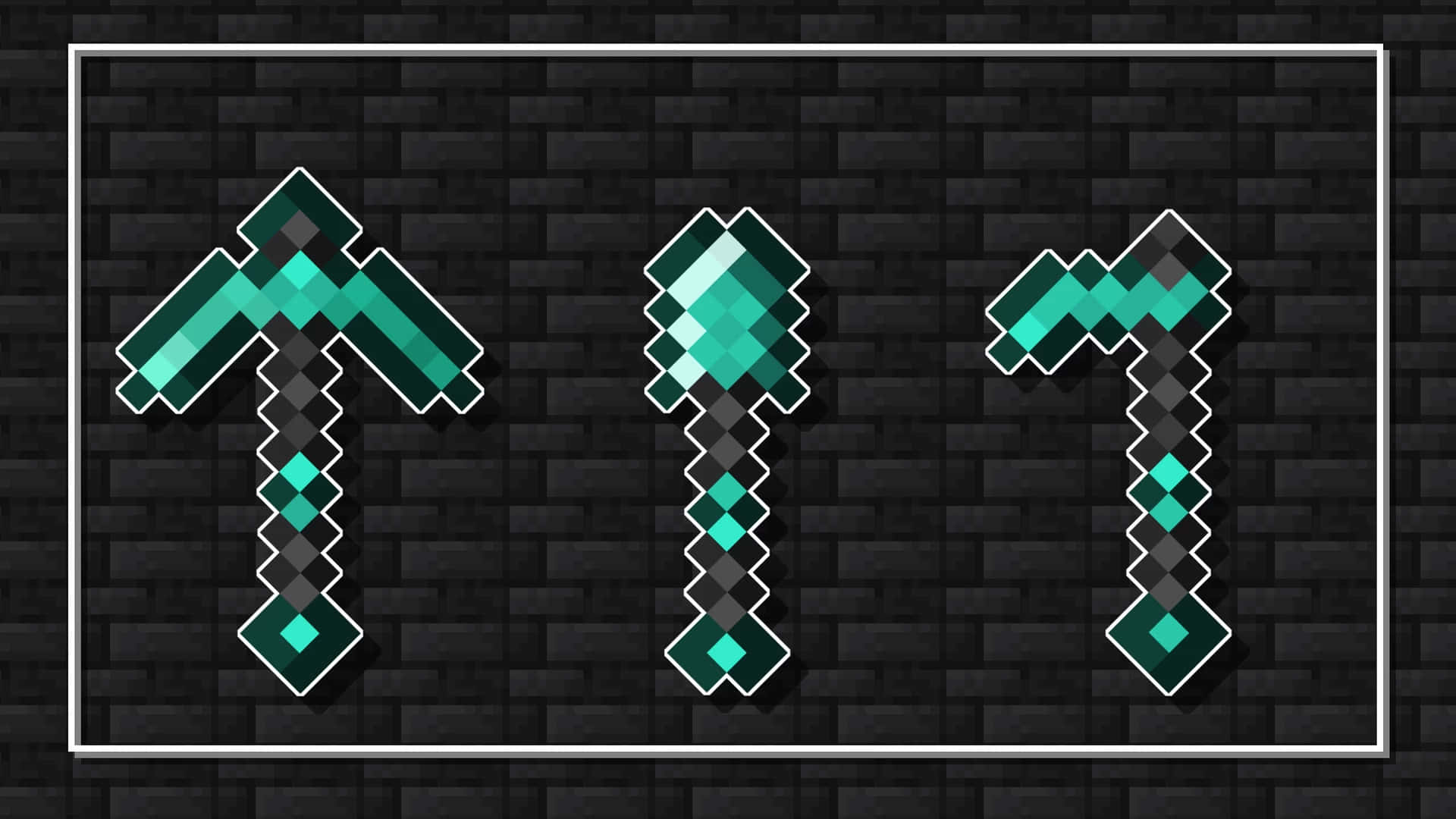 Epic Minecraft Weapons Collection Wallpaper
