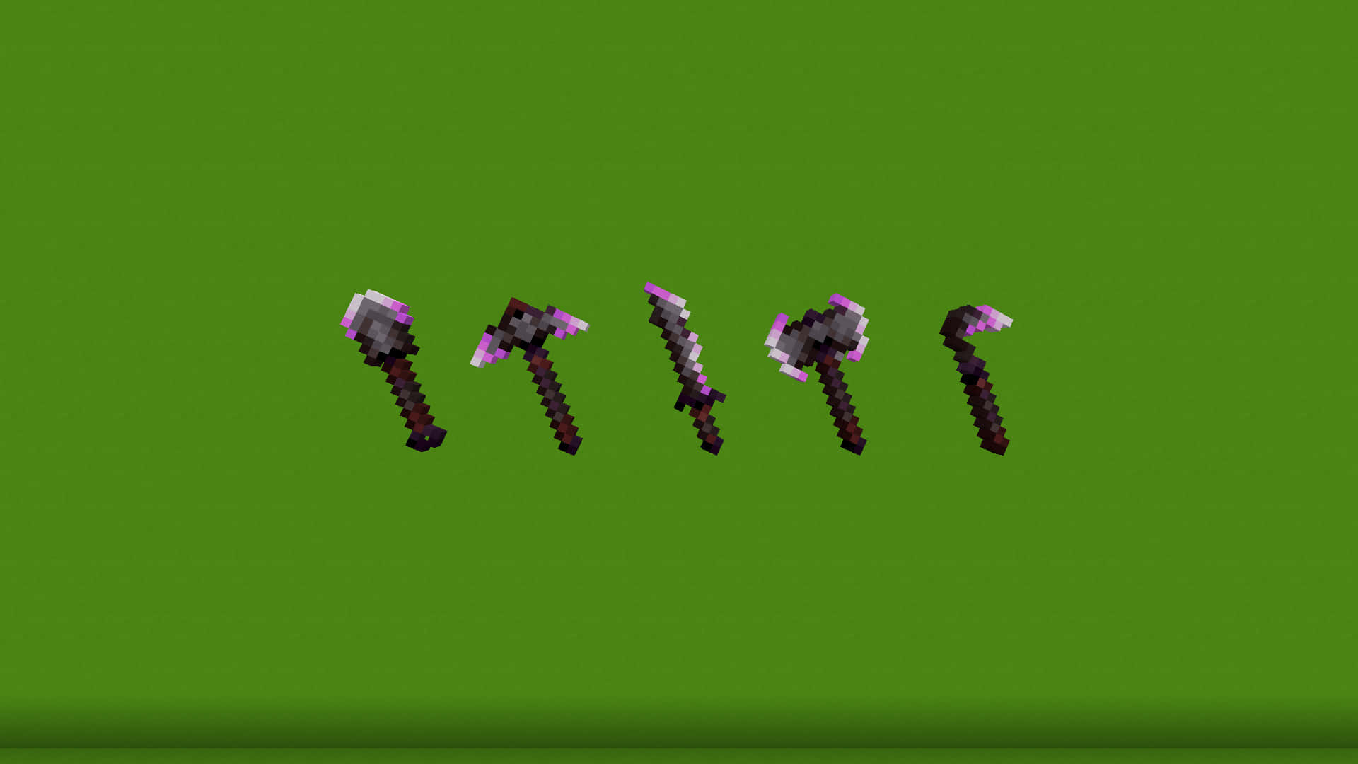 "Minecraft Battle - Arm Yourself with Powerful Weapons!" Wallpaper