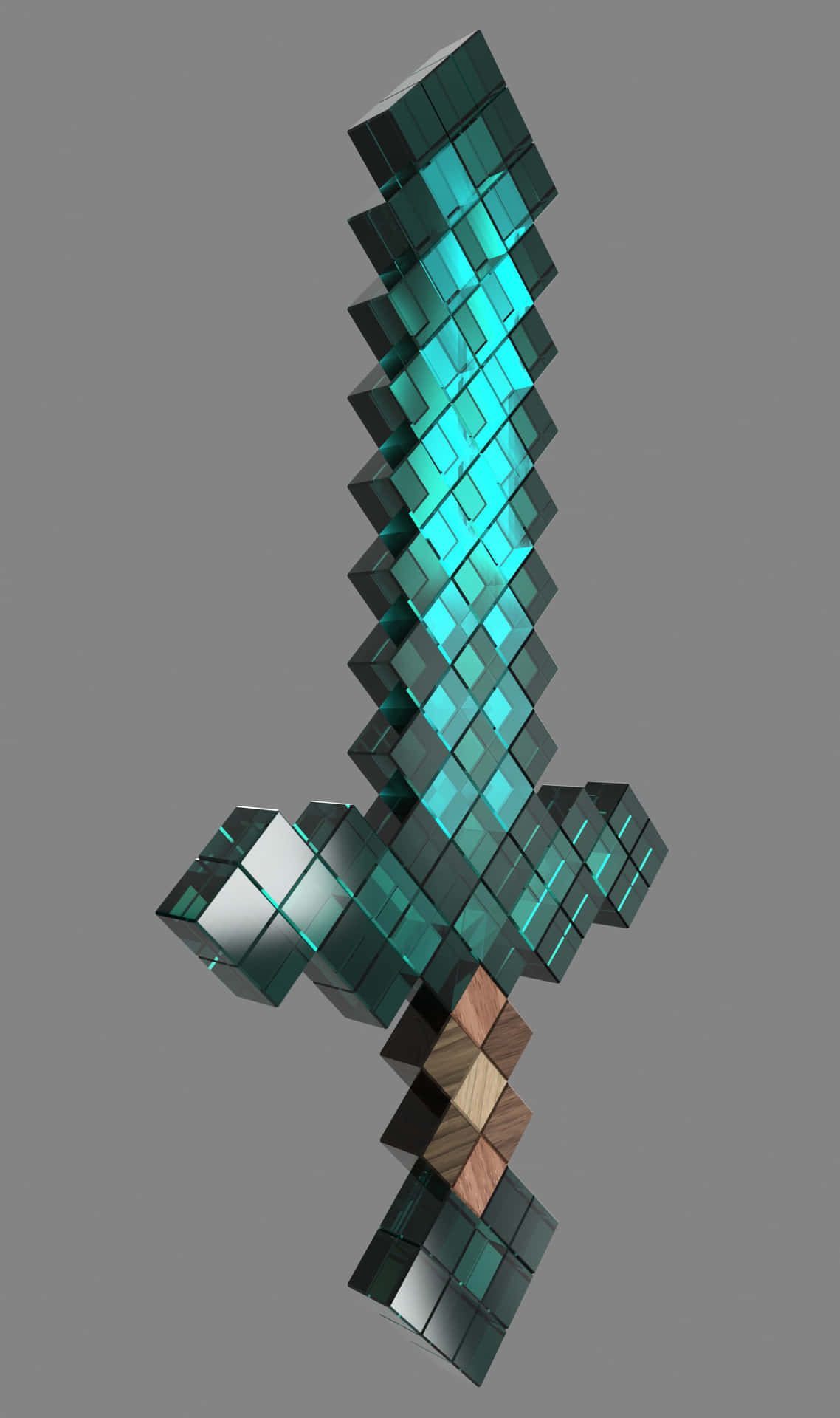 minecraft enchanted diamond sword wallpaper