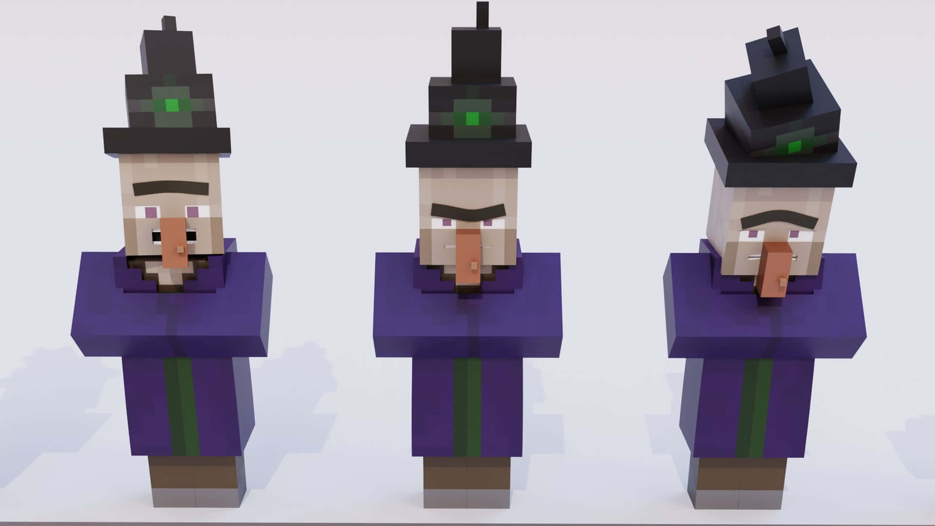 Bewitching Encounter in Minecraft Wallpaper