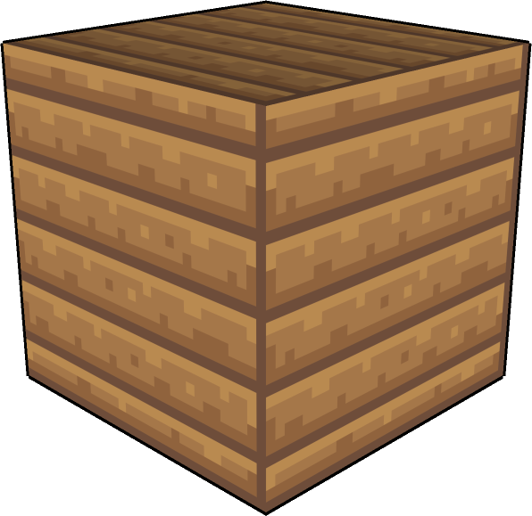 Minecraft Wooden Block Texture PNG