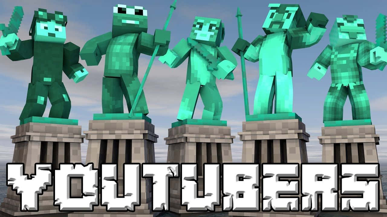 Meet Your Favorite Minecraft YouTubers: Watch, Learn and Get Inspired! Wallpaper