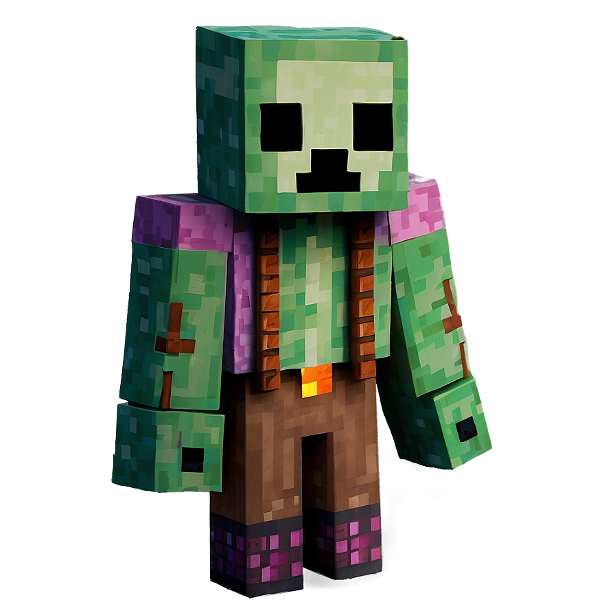 Minecraft Zombie Villager Png Itd21 PNG