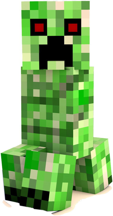 Minecraft_ Creeper_ Character PNG