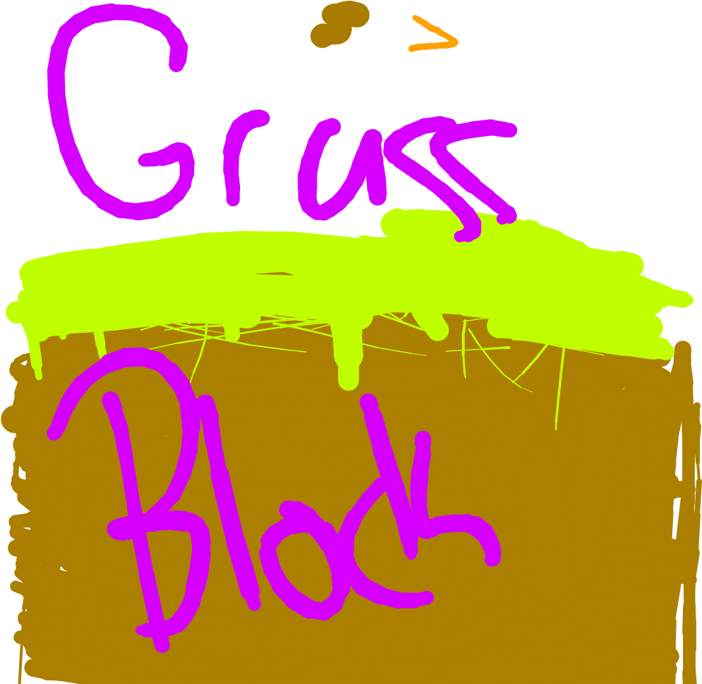 Minecraft_ Grass_ Block_ Artistic_ Interpretation.png PNG