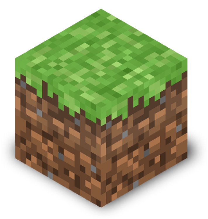 Minecraft_ Grass_ Block_ Icon PNG