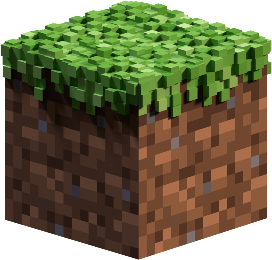 Minecraft_ Grass_ Block_ Icon PNG